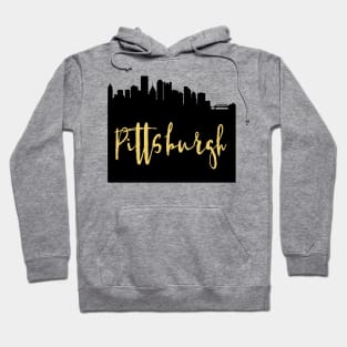 PITTSBURGH PENNSYLVANIA DESIGNER SILHOUETTE SKYLINE ART Hoodie